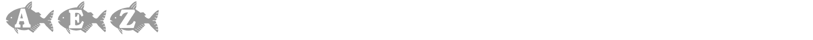 AEZ goldfish font preview